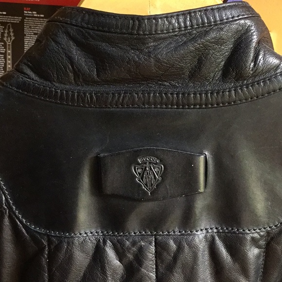 Gucci Black Leather Hunting Jacket - Picture 8 of 16